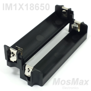 IM1X18650-MosMax-stacking-18650-battery-trays-holders-sleds-injection-molded