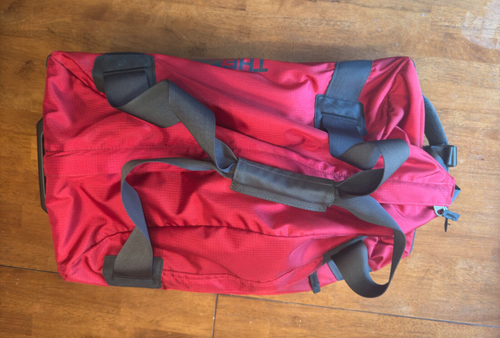 RARE The North Face Wayfinder 19 Wheeled Suitcase Luggage Bag W/Handle RED - Picture 4 of 16