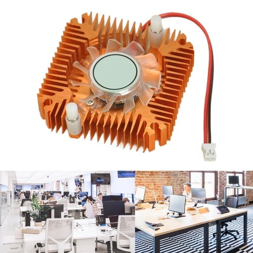 Aluminum Heatsink with Fan for 1W 3W 5W 10W High Power Graphics Radiator - Photo 2/10