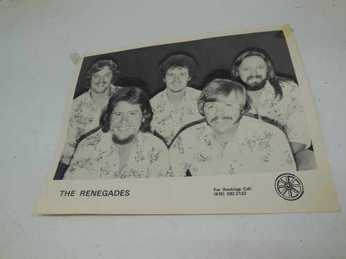 Q6 The Renegades Band Press Photo Lot Local Band with some Signatures - Foto 12 di 12