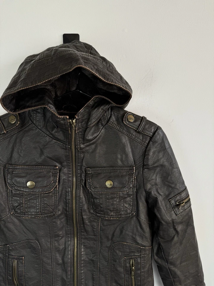 Chaqueta de cuero sintético vintage Miss Sixty talla XS Foto 4 de 4