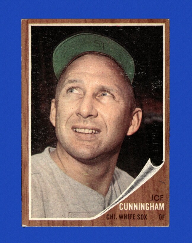 1962 Topps Set-Break #195 Joe Cunningham EX-EXMINT *GMCARDS*