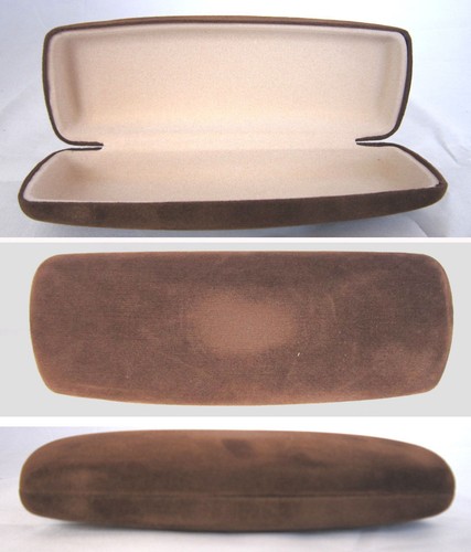 Hard Reading Glasses Case Soft Velvet Suede Effect For Small Spectacles C15 - Picture 12 of 30