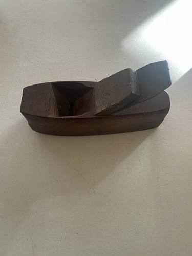 Antique Wood Planer 1800's 8" X 2.75" 2.2lbs Weight Woodworking Carpenters Tool - Imagen 3 de 12
