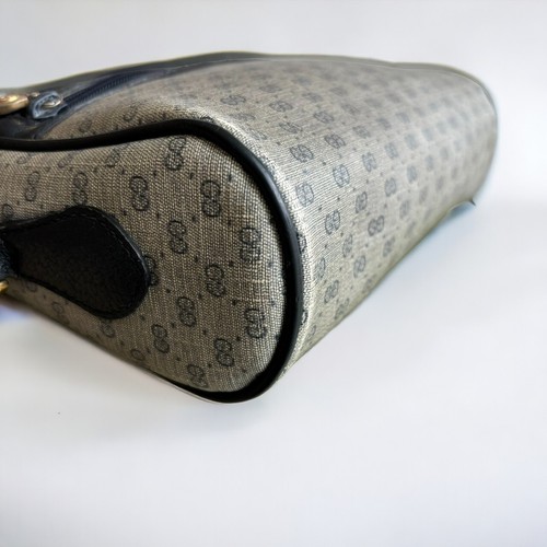 Vintage Gucci Shoulder bag Sherry line Black Authentic - Picture 7 of 15