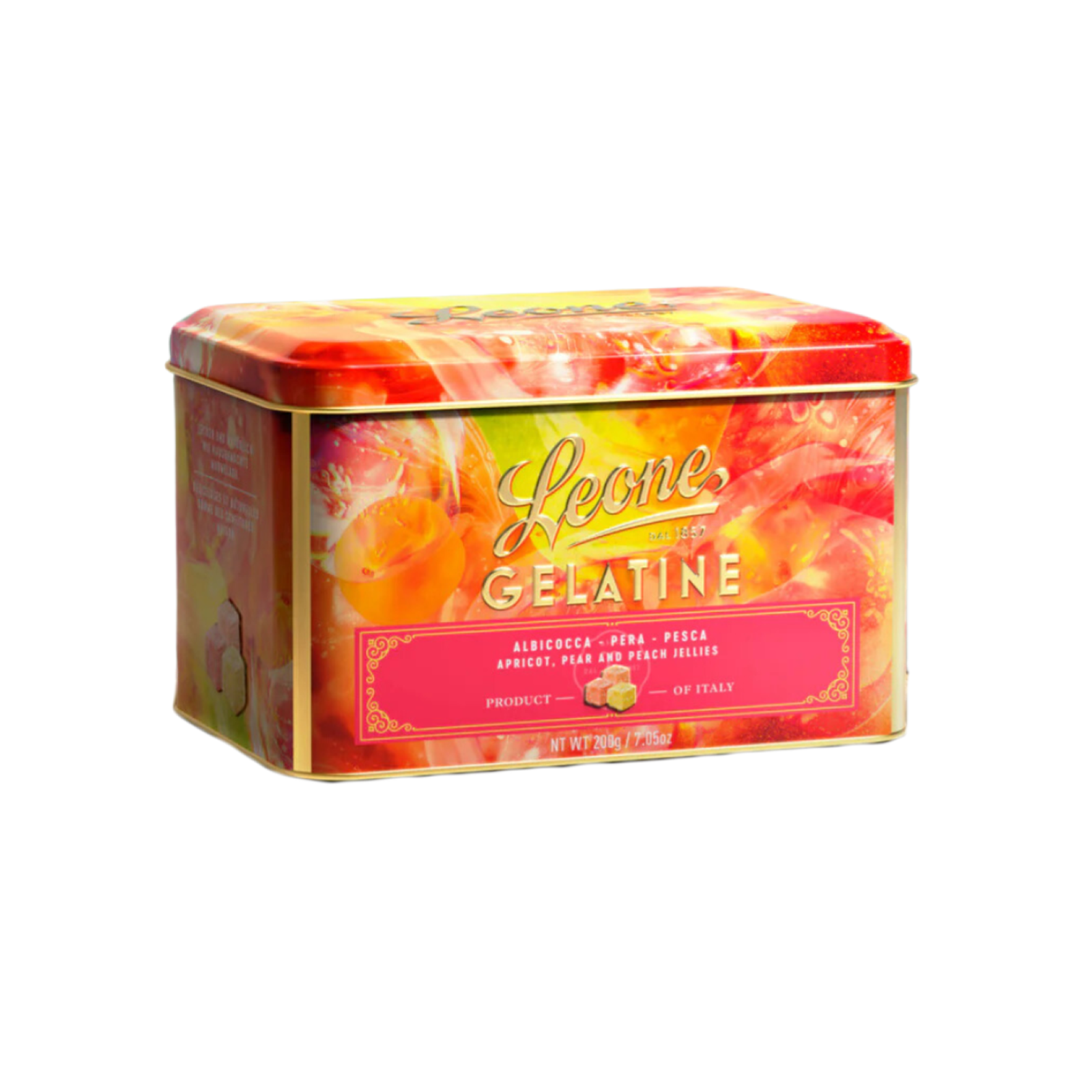 Caramelle Morbide Cubifrutta Polpe Pastiglie Leone Latta da 200 g Latta Small