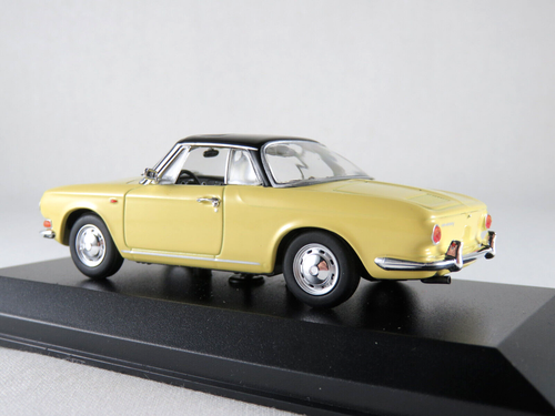 Maxichamps 940 050220 VW Karmann Ghia 1600 (1966) in gelb/schwarz 1:43 NEU/OVP - Bild 3 von 11
