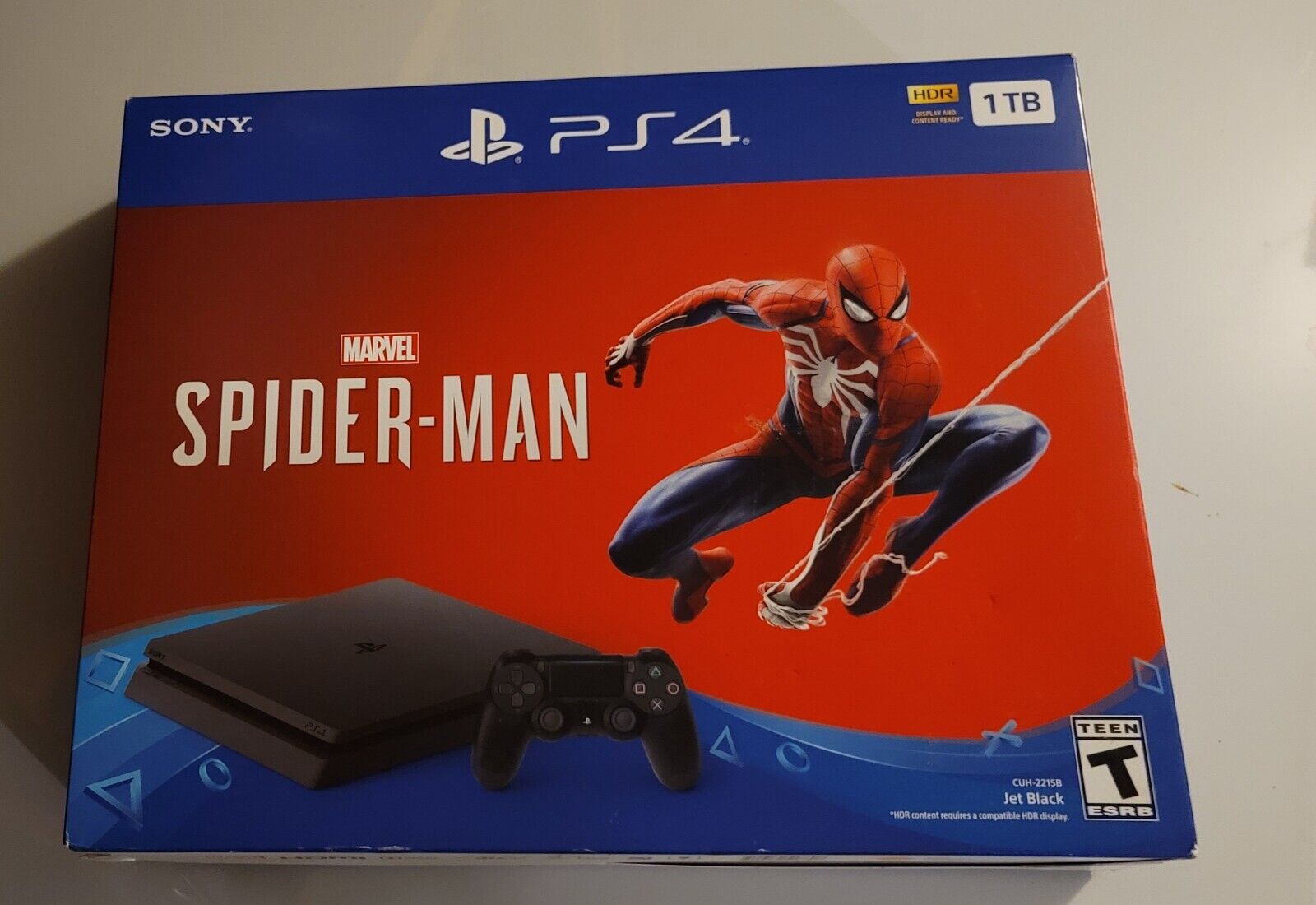 barmhjertighed Meander Teasing Sony PlayStation 4 Slim 1TB Game Console - Black for sale online | eBay