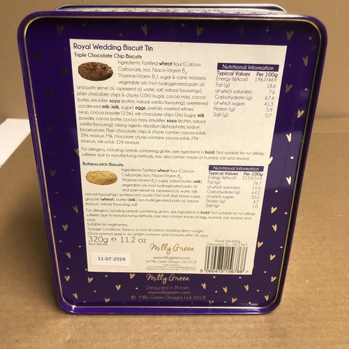 M&S Ltd. Edition Royal Wedding Commemorative Biscuit Tin - Harry & Meghan - Picture 6 of 8