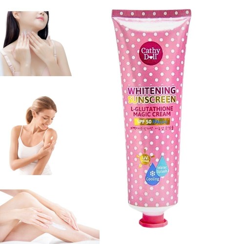 Cathy Doll Sunscreen Magic Cream Bright Skin Whitening Gluta SPF 50 PA +++ 60g - Picture 4 of 15