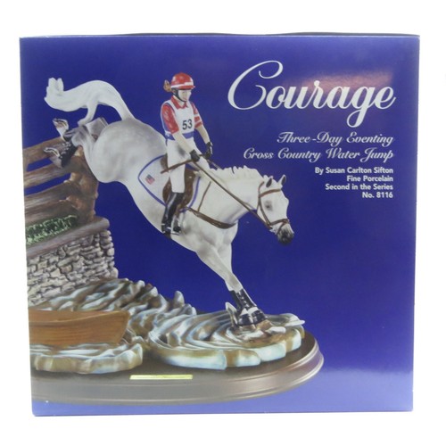 Courage 2000 Porcelain Breyer Gallery USET Olympic Series - X Country Water Jump - Picture 2 of 13