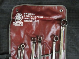 Matco Tools 6 Pc 12 Point Sae Long Box Wrench Set, Vintage/Made In Usa,  I#13 | Ebay Matco Tools 6 Pc 12 Point Sae Long Box Wrench Set, Vintage/Made In Usa,  I#13 | Ebay