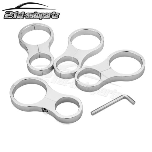 CNC 4 x 1.75" Roll Bar Shock Reservoir Mount Clamps For Polaris RZR XP 1000 RS1 - Picture 6 of 8