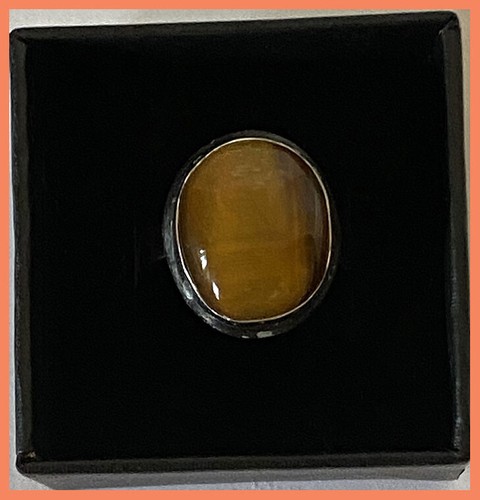 Anillo de plata esterlina natural hecho a mano hecho a mano de la India - Imagen 6 de 6