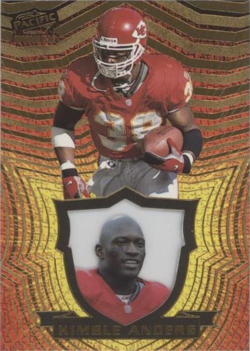 1997 Pacific Invincible Kimble Anders #71 - 1 of 2