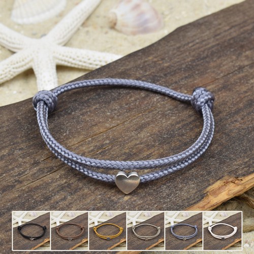 ❦ Pulsera correa para el pie CLARA | Velero | 3 mm | Slider | Nudo deslizante | 01 ❦ - Imagen 8 de 20