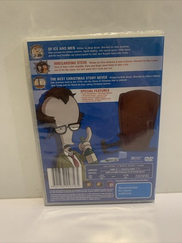 American Dad! Volume 2 Disc 3 *New/Sealed* DVD 2006 With Special Features - Picture 2 of 6