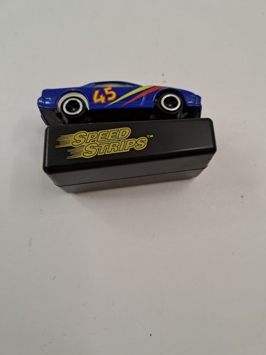 ERTL Speed Strips Fire Fly, Trans Am 45 Blue Car Comic Strip Inside  1990 - Picture 1 of 5
