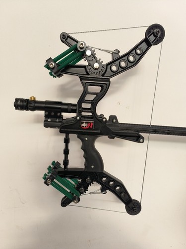 Mini Compound Bow Rapid Bow Shooter Steel Ball Launcher Hunting Shooting Archery - Imagen 5 de 13