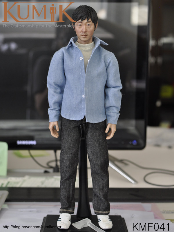 KUMIK Male Toys 1 6th bluee Suit Asian Male Suit 12 Figure KMF041 KUMIK Male Toys 1 6th bluee Suit Asian Male Suit 12 Figure KMF041