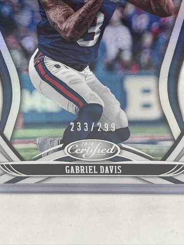 Buffalo Bills - Gabriel Davis -  2020 Certified - Rookie - #233/299 - #138 - Picture 2 of 3
