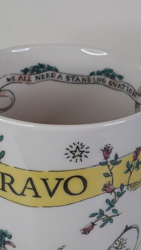 cath kidston Ceramic Mug Bravo We All Need A Standing Ovation Design 95mm X 85mm - Picture 15 of 15