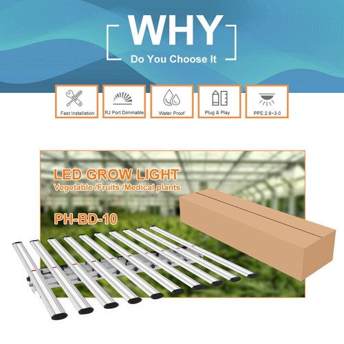 800W Full spectrum LED Commercial Grow Light 6.5x6ft Dimmable Indoor Plant Lamp - Picture 4 of 12