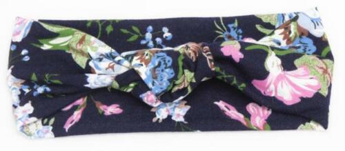 Women Girl Soft Floral Turban Twist Headband Head Wrap Twisted Knotted Hair Band - Picture 11 of 16
