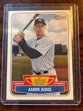 Aaron Judge RARE ROOKIE OF THE YEAR TOPPS INVESTMENT CARD  MVP YANKEES MINT