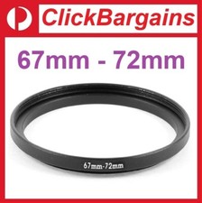 FOTOWORX 67mm to 72mm Step Up Camera Lens Filter Adapter Ring Stepping 67-72 mm