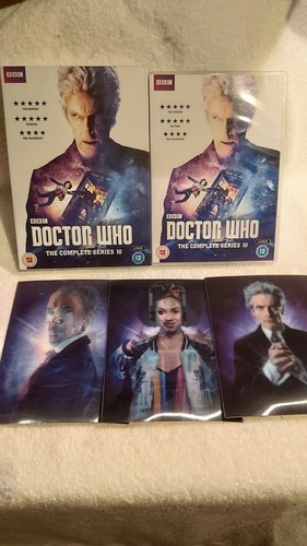 DOCTOR WHO SEASON 10 (PETER CAPALDI)DVD LIKE NEW+3D CARDS) - Picture 2 of 11