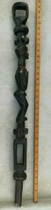 AFRICAN-ANTIQUE-CANE-WALKING-STICK-STAFF