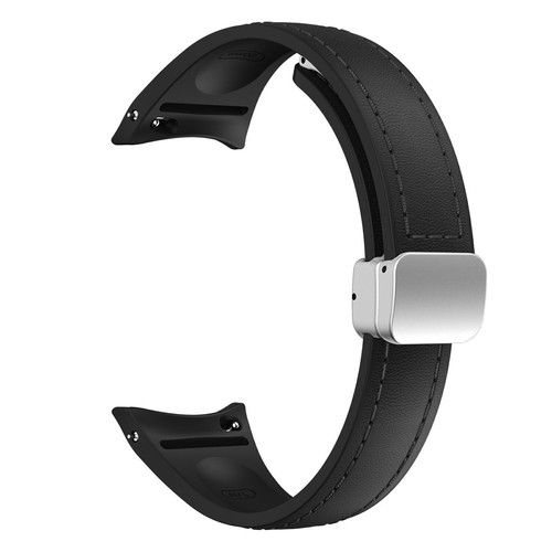Magnetic Silicone Leather Strap Band For Samsung Galaxy Watch 7 FE 6 5 4 40/44mm - Picture 156 of 257