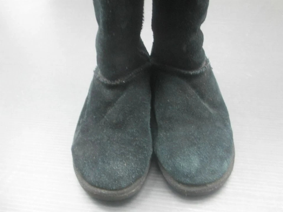 BOTAS DE NIEVE HILARATION TALLA 7 MUJER GAMUZA NEGRA IMITACIÓN PIEL DE OVEJA FORRO 4D Foto 4 de 4