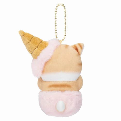 Mofusand Ice Nyan Cat Ball chain Strawberry Mascot / Plush Doll New Japan store - Picture 10 of 12