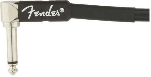 Fender Professional Series Guitar Patch Cable 2-PACK, Black, Right-Angle, 6" in - Picture 3 of 3