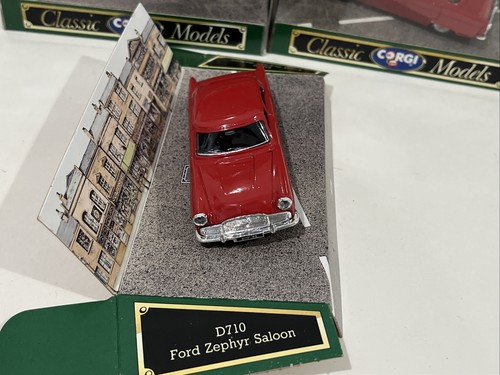 Classic Corgi Model Ford Zephyr Saloon D710 Red 1:43 - Picture 6 of 8