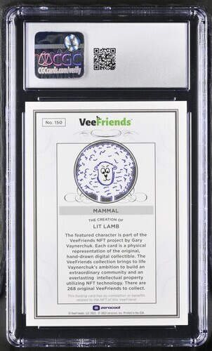 VeeFriends- Lit Lamb - Very Rare #150 - Graded 9 - Picture 2 of 2