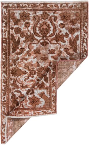Tapis persan vintage noué à la vendu main 130x80 cm - tapis oriental, orange, tapis...