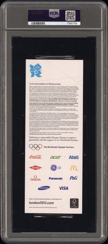 Carli Lloyd Signed 2012 Olympic Gold Medal Soccer Ticket Stub USWNT London PSA - Picture 2 of 2