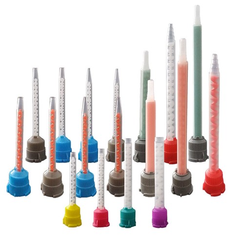 Confezione 50 Tubo Miscelatore Statico AB Tubo Gomma Riempimento Colla Miscelazione Tubo Miscelazione - Foto 1 di 21