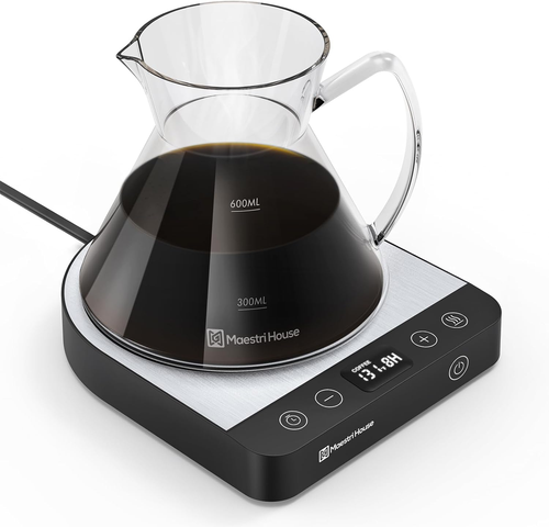 Coffee Mug Warmer for Desk, Electric Mug Warmer with 5 Temperature Settings, 6- - Picture 11 of 12