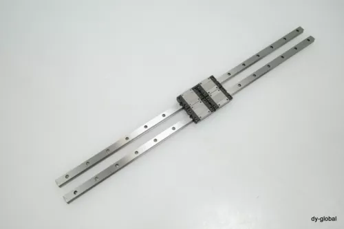 THK Used SRS15MUU+595L 2R4B Caged LM Guide Linear Bearing LMG-I-1053=1S22