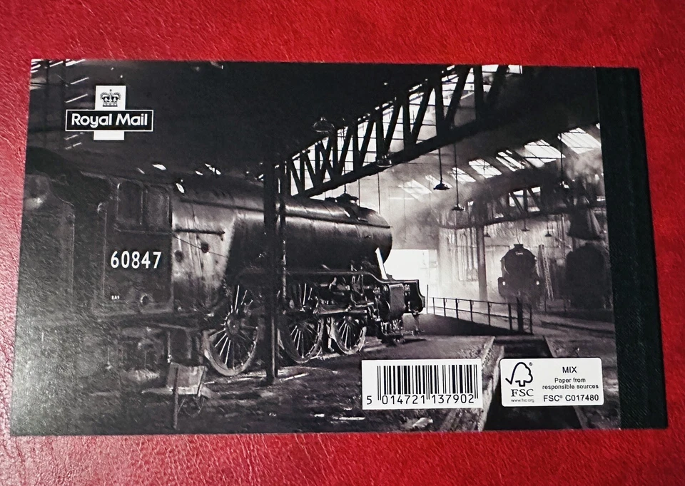 Libro de estampillas DY9 2014 Prestige locomotoras clásicas del Reino Unido COMPLETO Foto 2 de 4