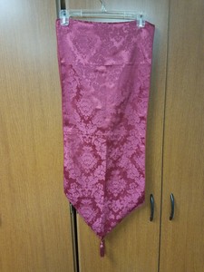 70 Inch Burgundy Dresser Scarf Ebay