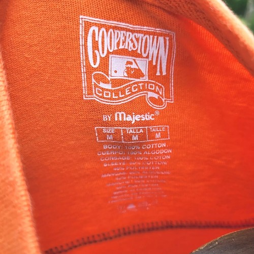 Camisa Baltimore Orioles Para Hombre M Naranja Larga Colección Cooperstown Majestuosa - Imagen 5 de 10