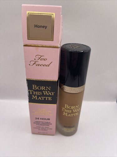 Too Faced Born This Way Natural Finish Foundation Honey Full Size BNIB - Picture 2 of 3