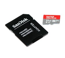 Sandisk Ultra Plus 32GB Micro SDHC Class 10 Flash Memory Card
