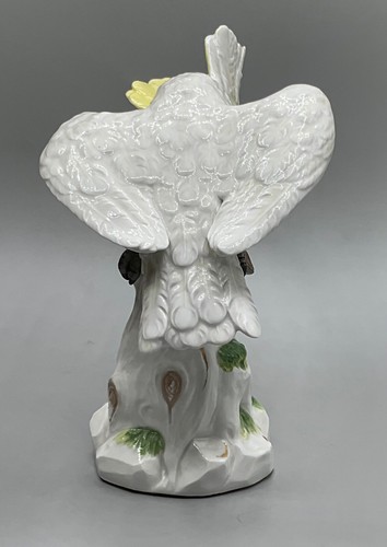 MEISSEN PORCELAIN  GERMANY LARGE KAKADU FIGURINE DESIGN BY EBERLEIN 1737 - Foto 2 di 7