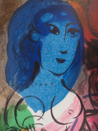 Marc CHAGALL: Intimität, Original Lithographie - Bild 3 von 7